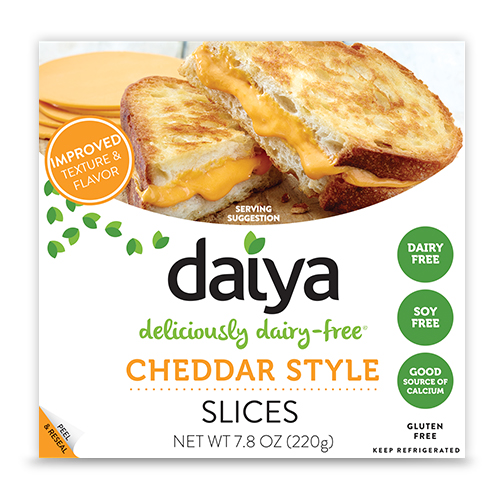 Daiya Cheddar Style Cheese Slice, 7.8 Ounce -- 8 Per Case