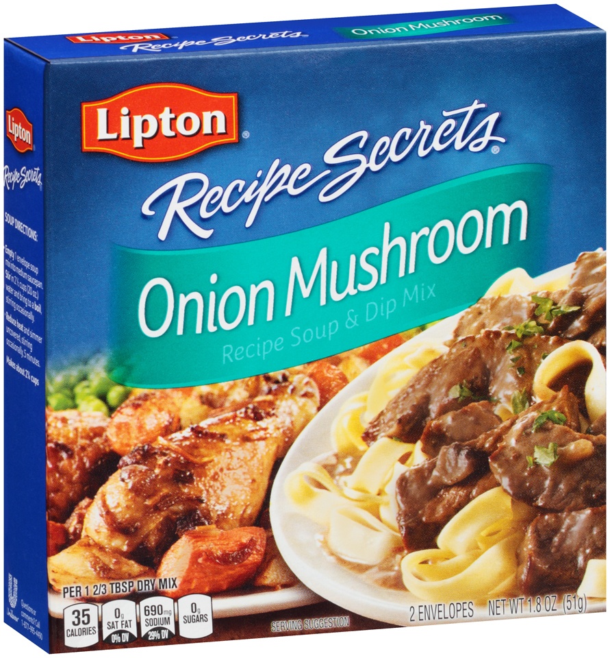 Lipton Recipe Secret Onion And Mushroom Soup And Dip Mix, 1.8 Ounce -- 12 Per Case