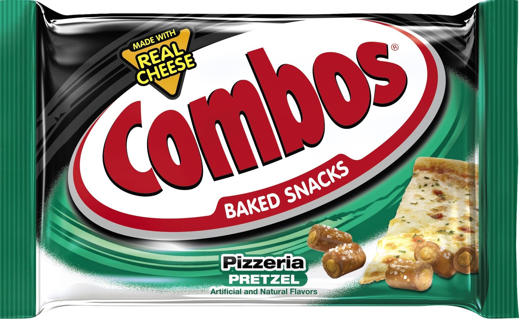 Combos Pizzeria Pretzel Singles Snacks, 18 Count -- 12 Per Case