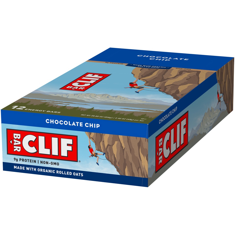 Clif Chocolate Chip Snacks Bar, 2.4 Ounce -- 192 Per Case