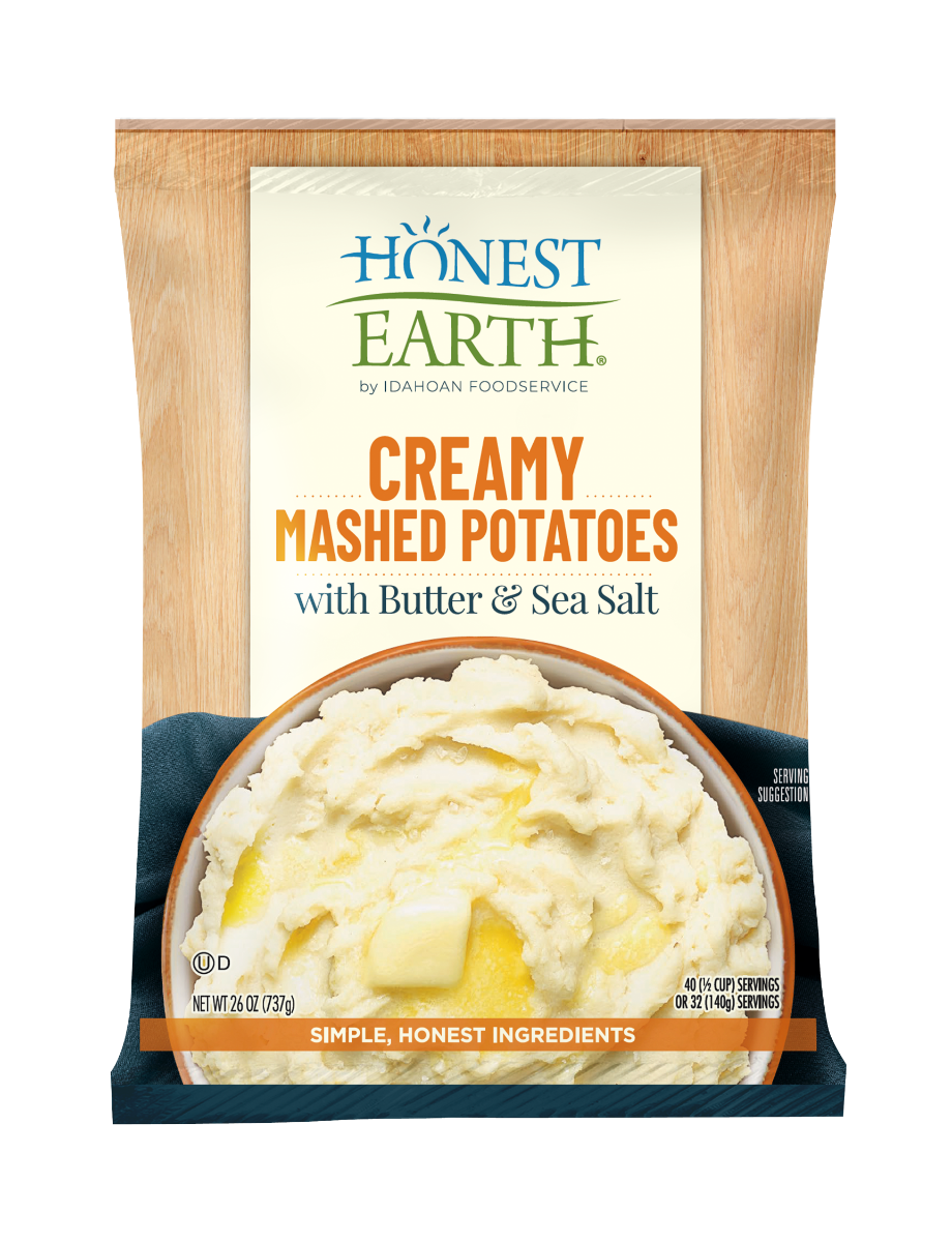 Honest Earth Creamy Mashed Potatoes, 26 Ounce -- 8 per case.