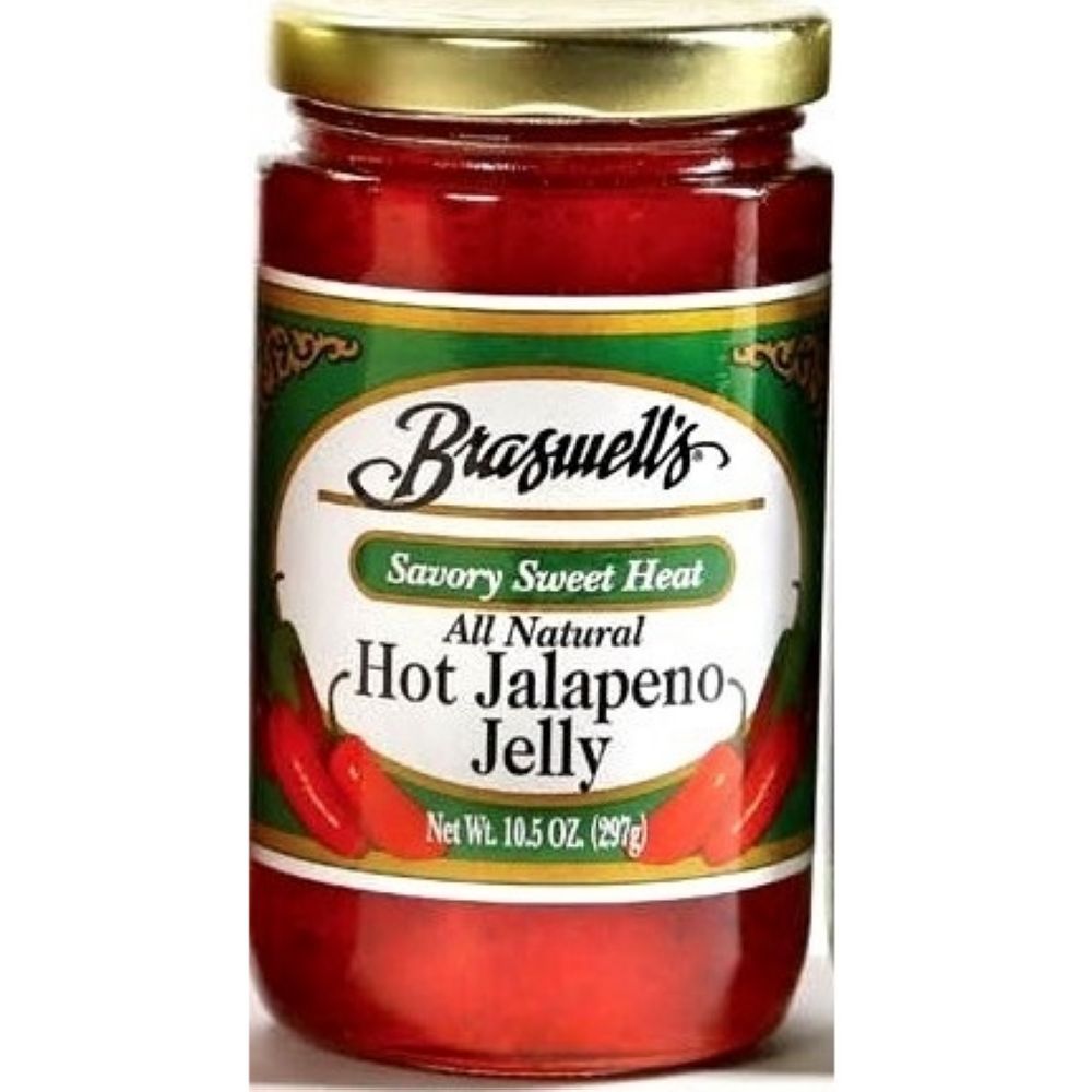 Braswell's All Natural Hot Jalapeno Pepper Jelly, 10.5 Ounce -- 6 Per Case