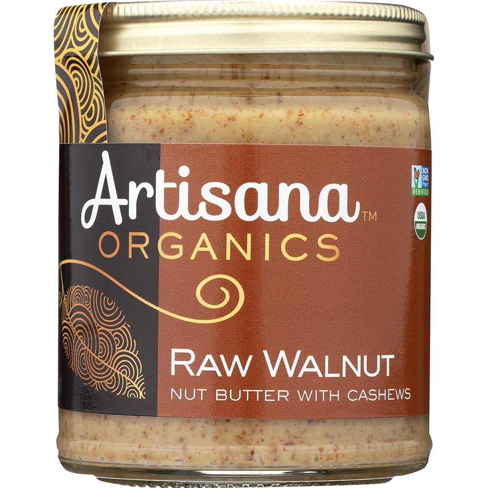 Artisana Organic Raw Walnut Butter, 8 Ounce -- 6 Per Case