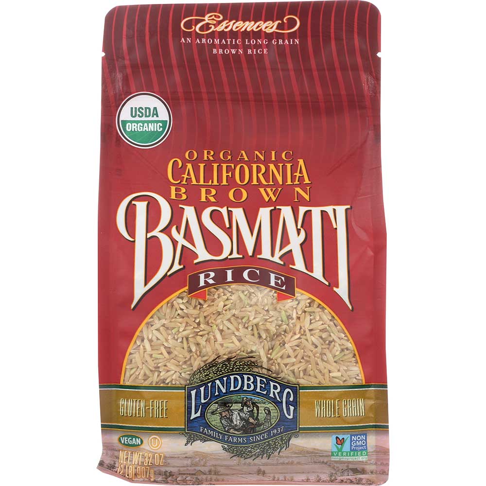 Lundberg Rice Basmati Brown C,  2 pound  -- 6 Per Case.