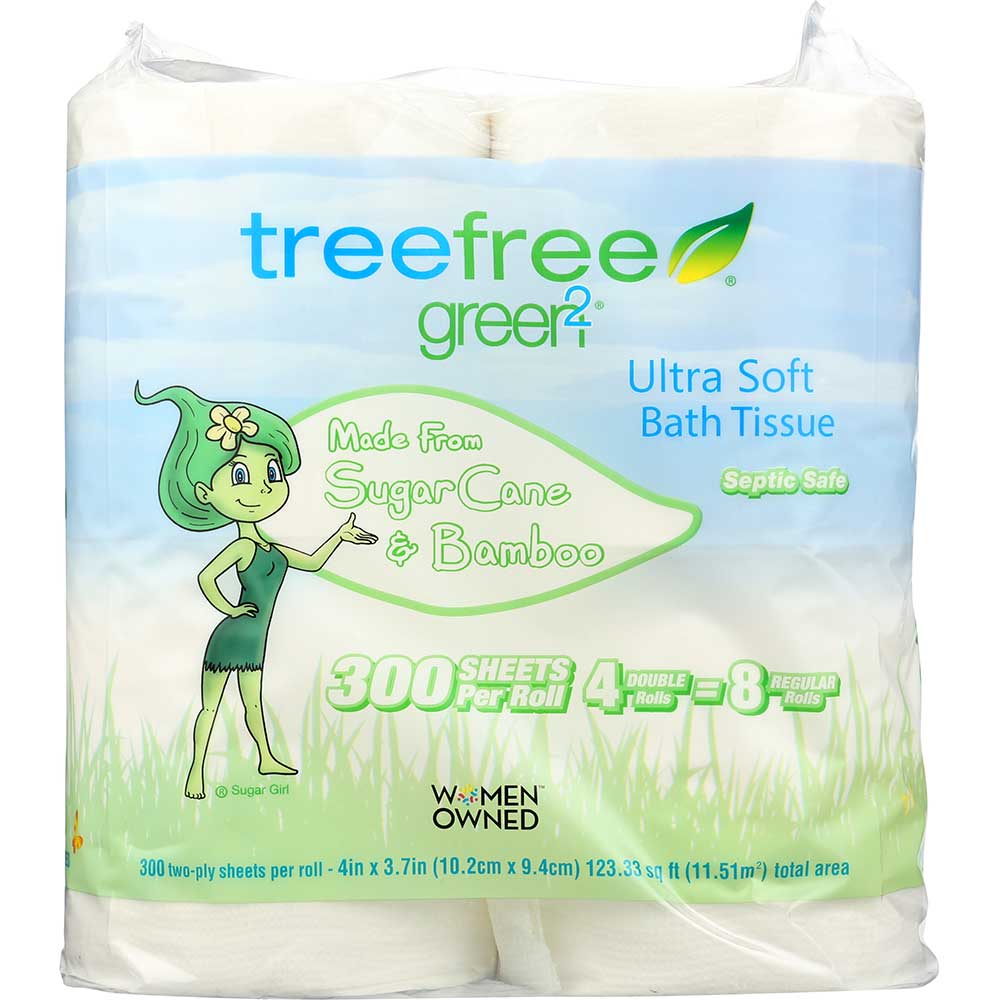 Green2 Ultra Soft Bath Tissue, 4 Count -- 24 Per Case