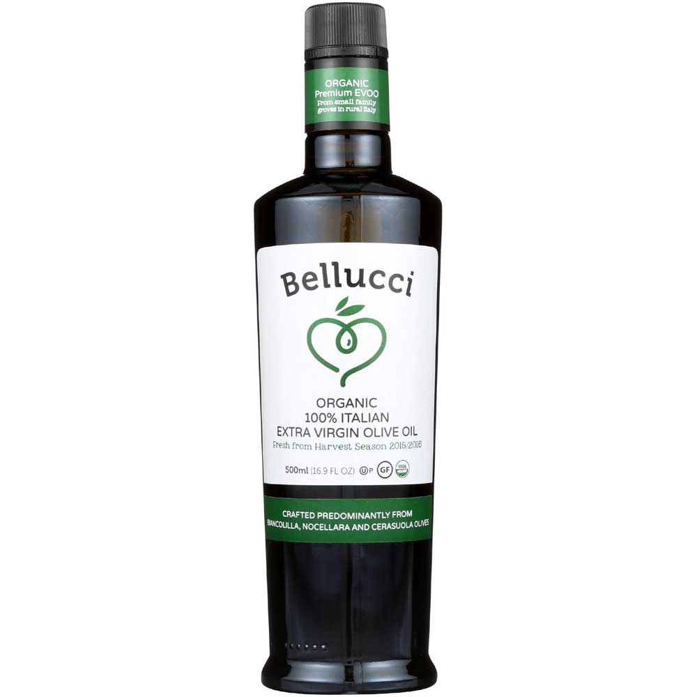 Bellucci Organic Premium Extra Virgin Olive Oil, 500 Ml -- 6 Per Case