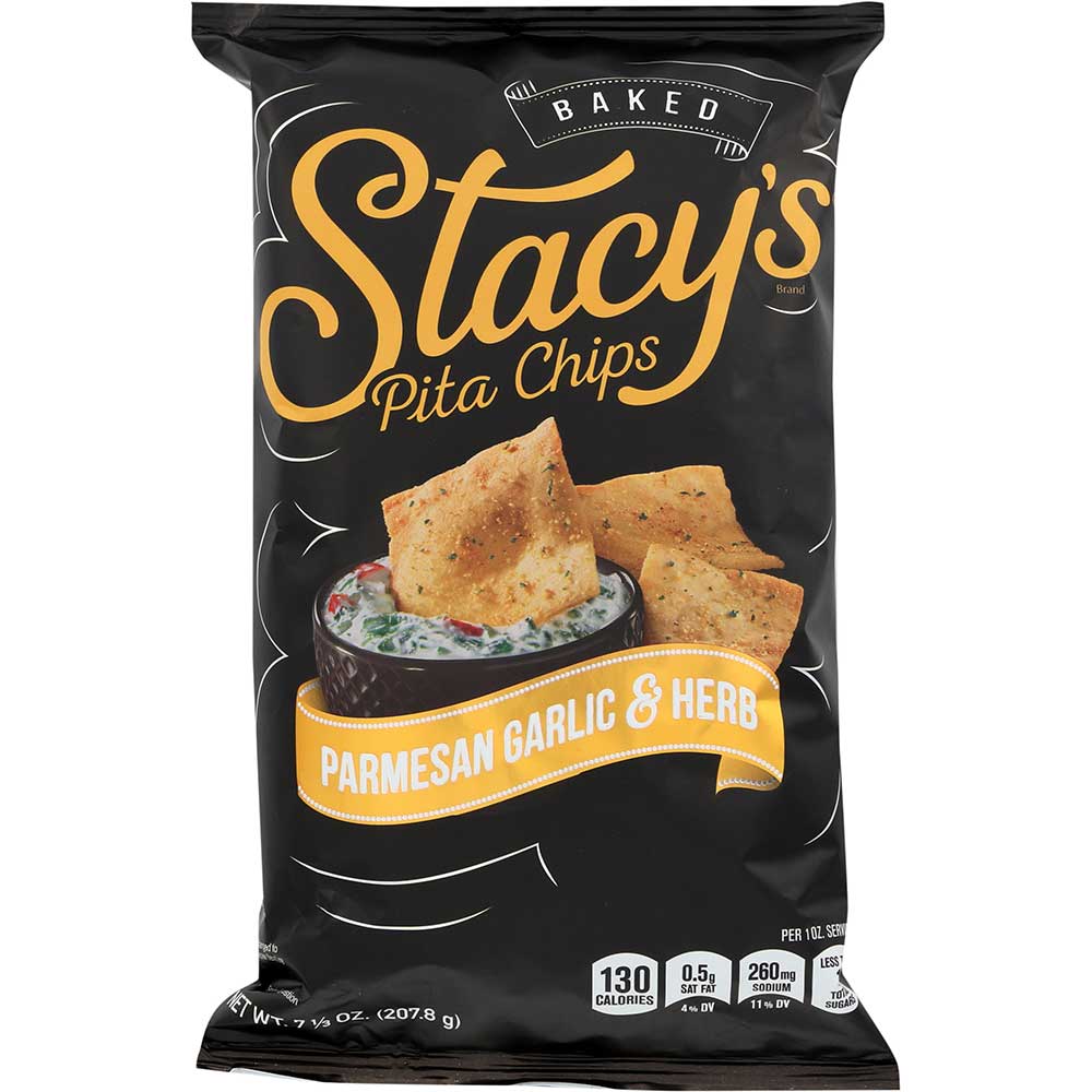 Stacy's Parmesan Garlic And Herb Pita Chips, 7.33 Ounce -- 12 Per Case