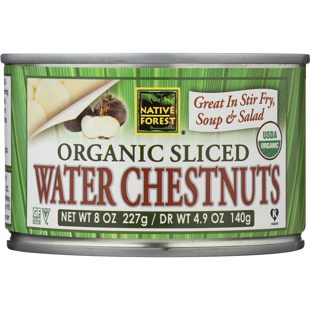 Native Forest Organic Sliced Water Chestnuts, 8 Ounce -- 6 Per Case