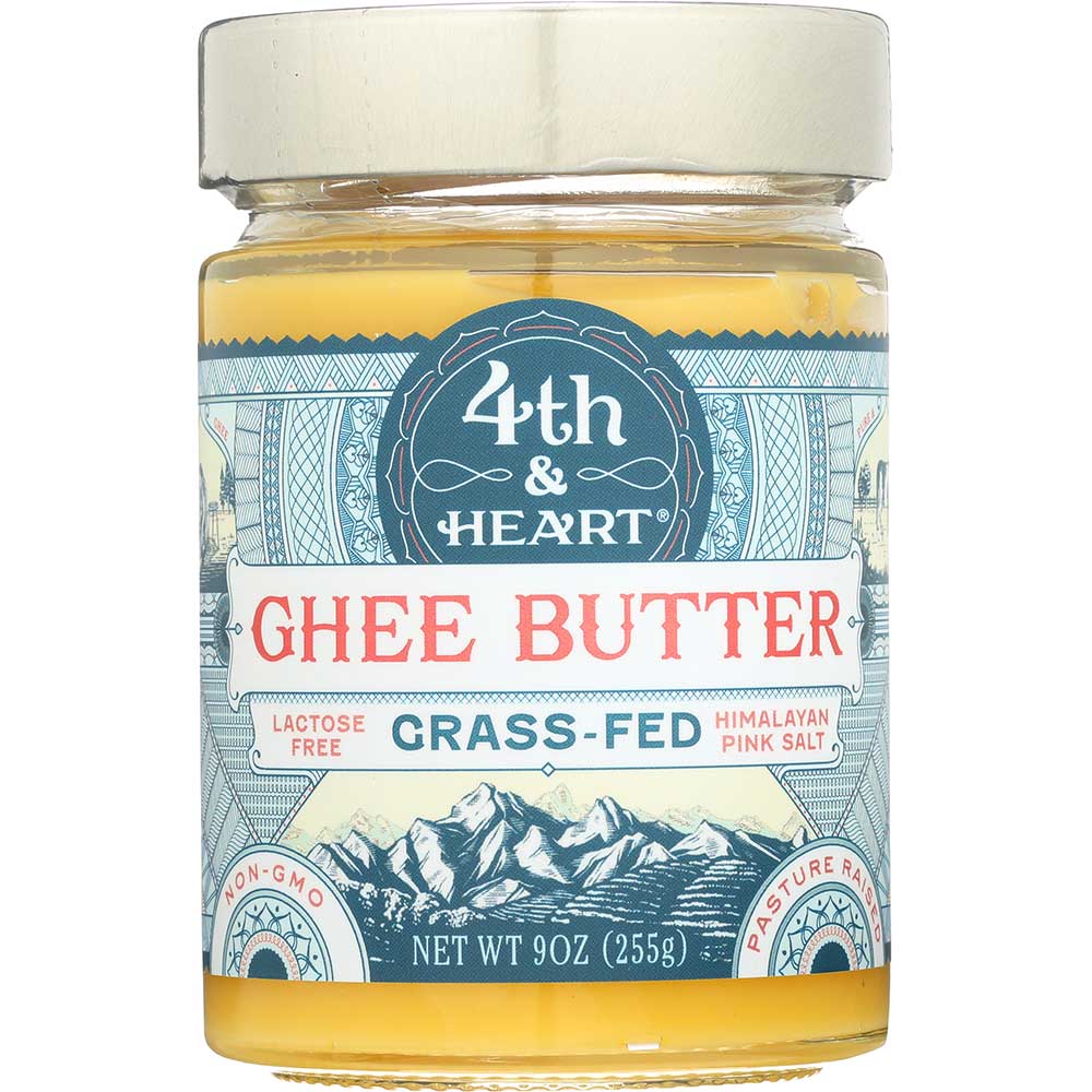 4th And Heart Himalayan Pink Salt Ghee Butter, 9 Ounce -- 6 Per Case