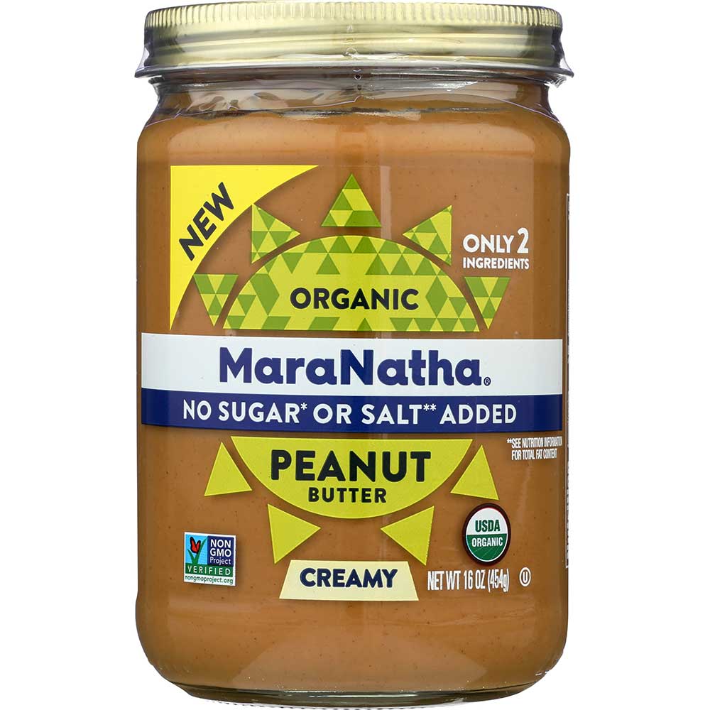 Maranatha Organic Creamy No Stir Peanut Butter, 16 Ounce -- 6 Per Case