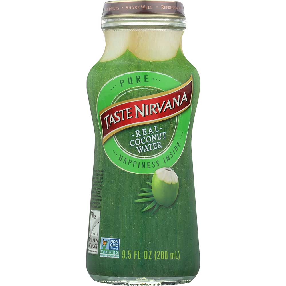 Taste Nirvana Real Coconut Water, 9.5 Ounce -- 12 Per Case