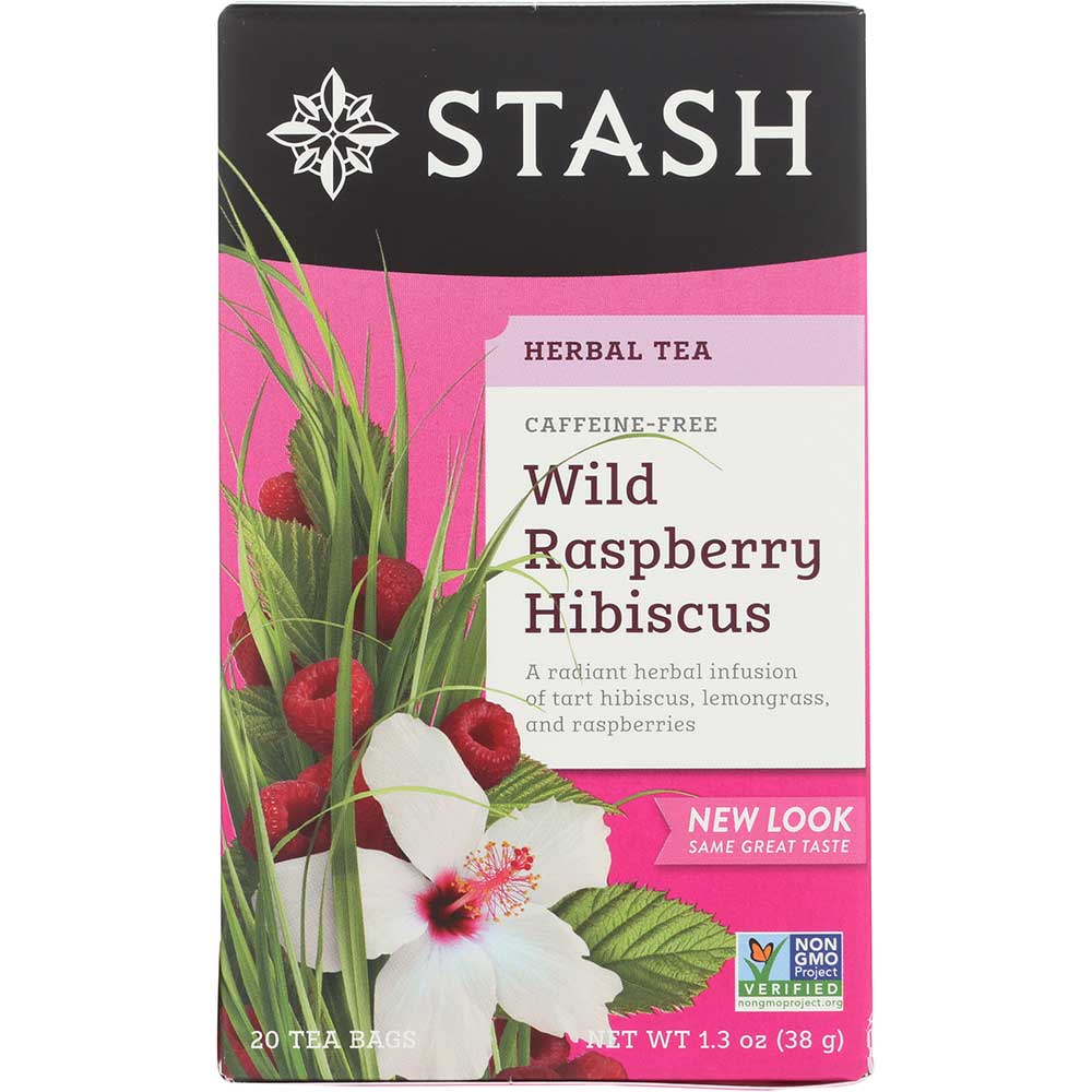 Stash Wild Raspberry Tea, 20 Count -- 6 Per Case