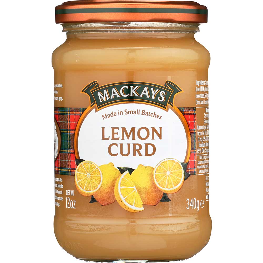 Mackays Lemon Curd, 12 Ounce -- 6 Per Case