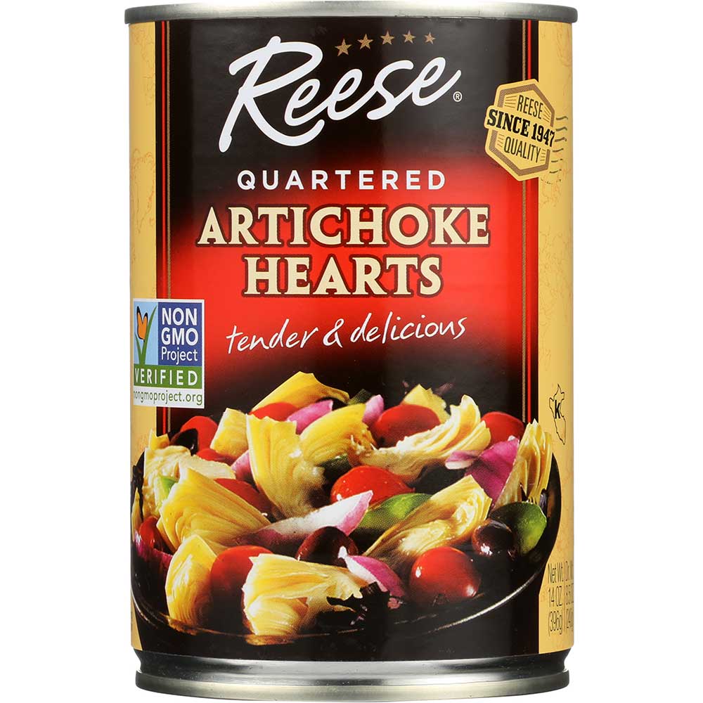 Reese Quartered Artichoke Heart, 14 Ounce -- 12 Per Case