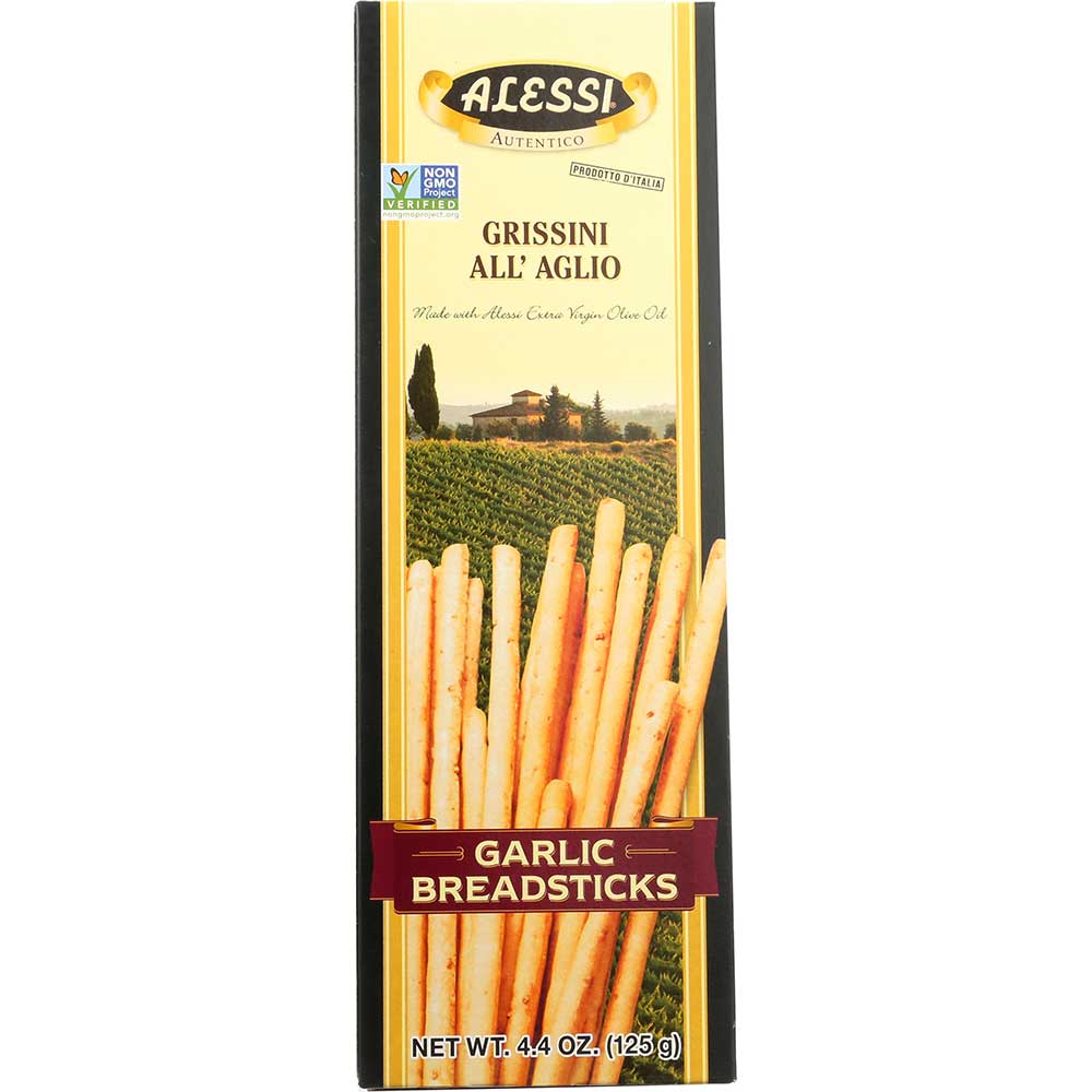 Alessi Garlic Breadsticks, 4.4 Ounce -- 12 Per Case