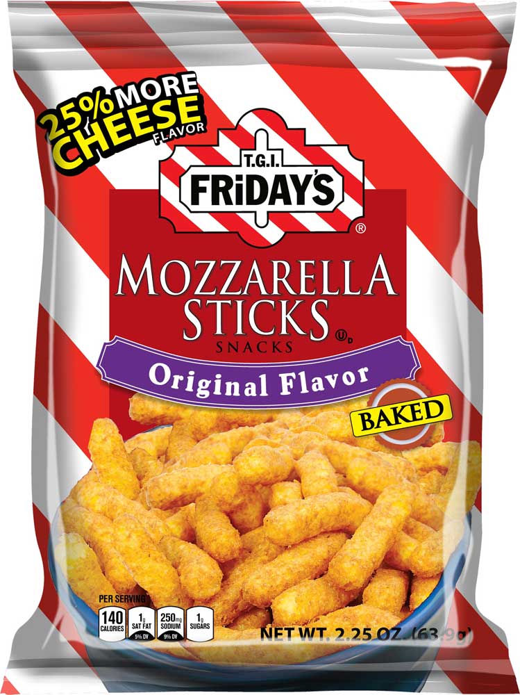 Tgi Fridays Mozzarella Snack Sticks, 2.25 Ounce -- 6 Per Case