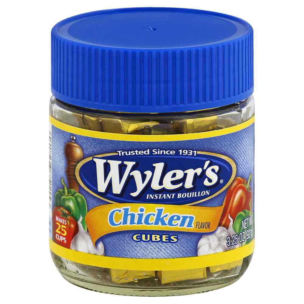 Wyler's Chicken Bouillon Soup Cubes, 3.25 Ounce -- 8 Per Case