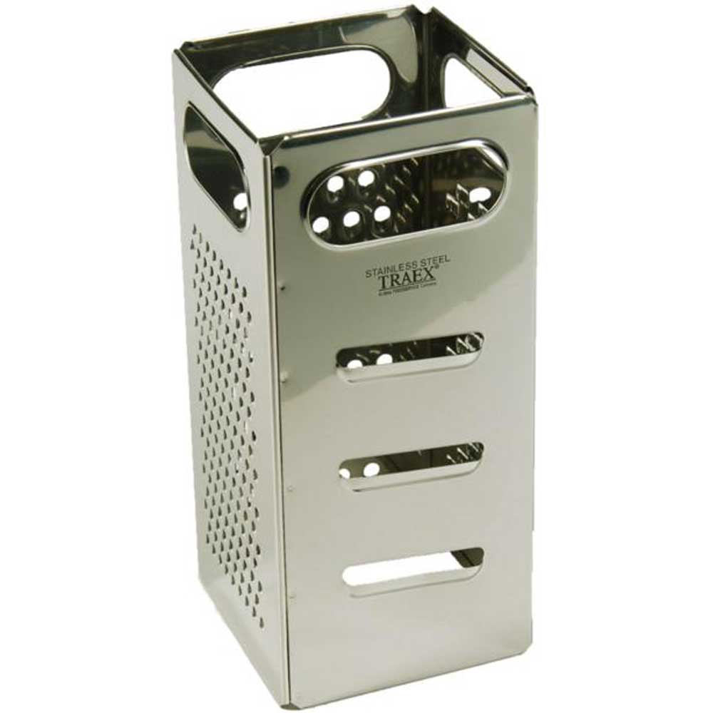 Traex Dripcut Heavy Duty Stainless Steel 4 Sided Grater -- 6 Per Case