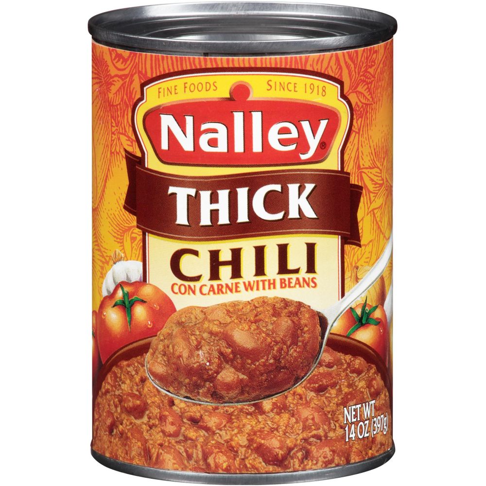 Nalley Thick Chili Con Carne With Beans, 14 Ounce -- 24 Per Case