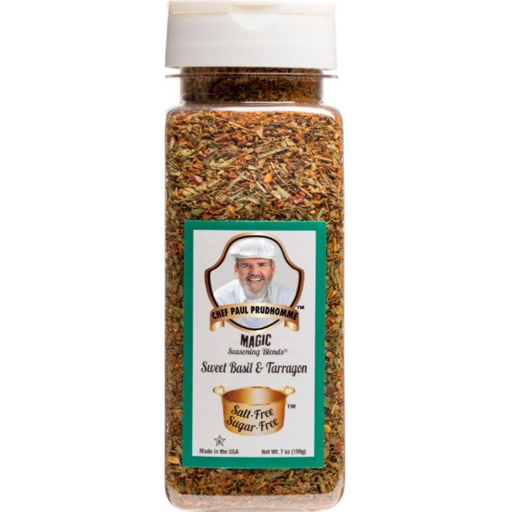 Magic Seasoning Blends Salt Free Sugar Free Sweet Basil and Tarragon, 7 Ounce -- 6 per case.