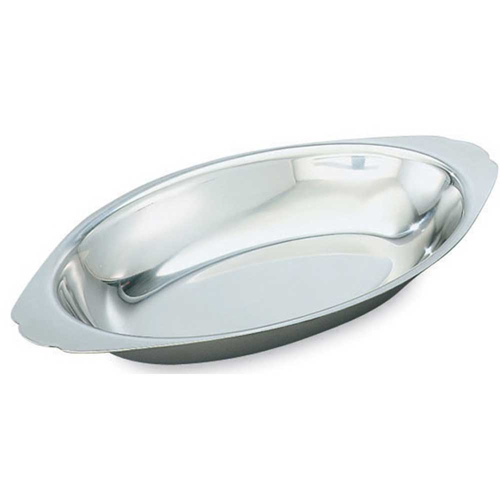 Vollrath Stainless Steel Au Gratin Oval Dish -- 12 Per Case