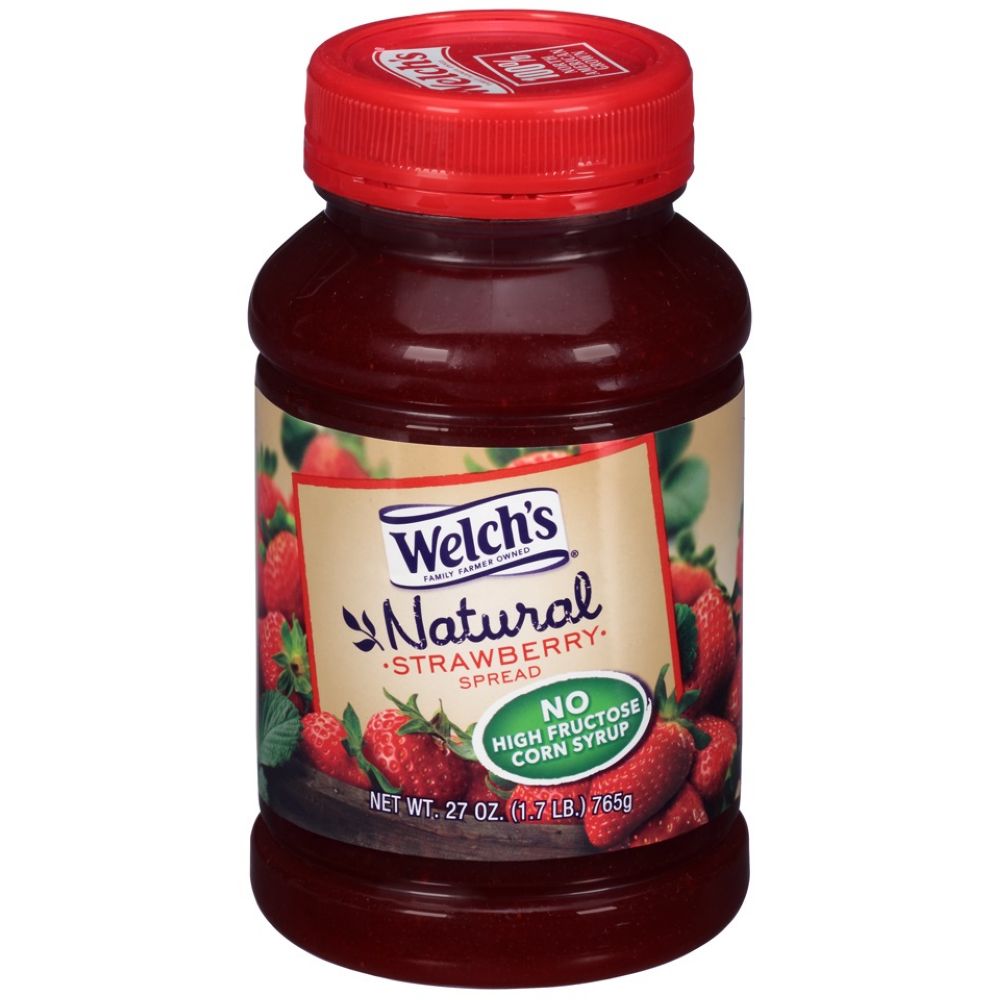 Welch's Natural Strawberry Spread, 27 Ounce -- 12 Per Case