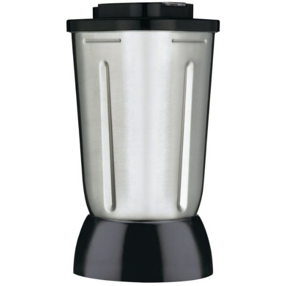 Waring Commercial Complete Stainless Steel Container With Blade Collar And Lid, 32 Ounce