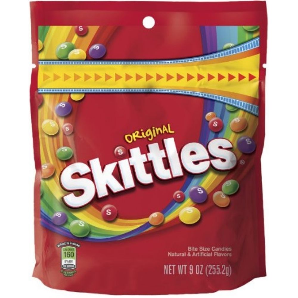 Skittles Original Candy, 9 Ounce -- 8 Per Case