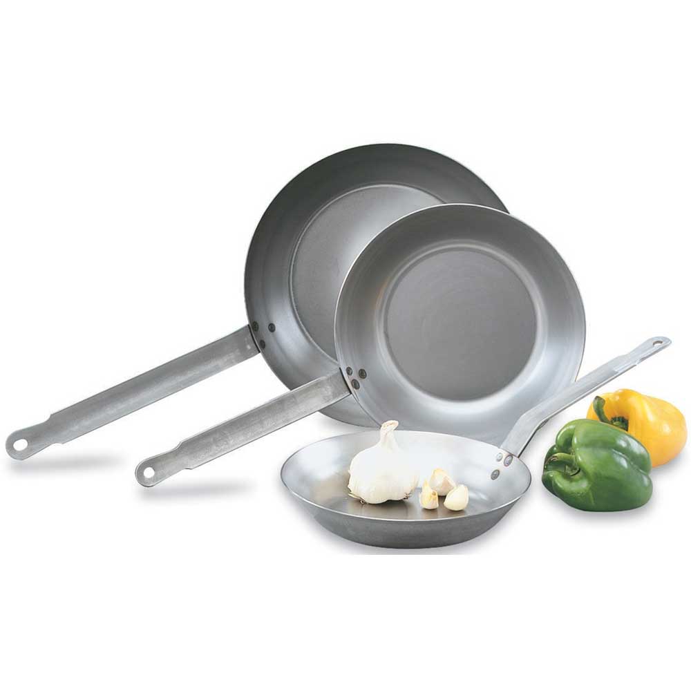 Vollrath French Style Carbon Steel Fry Pan, 9 3/8 Inch -- 6 Per Case