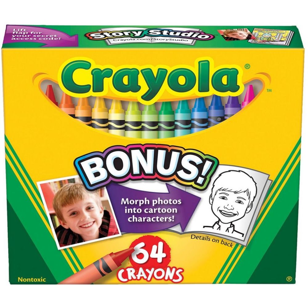 Crayola Colored Crayons, 64 Count -- 48 Per Case