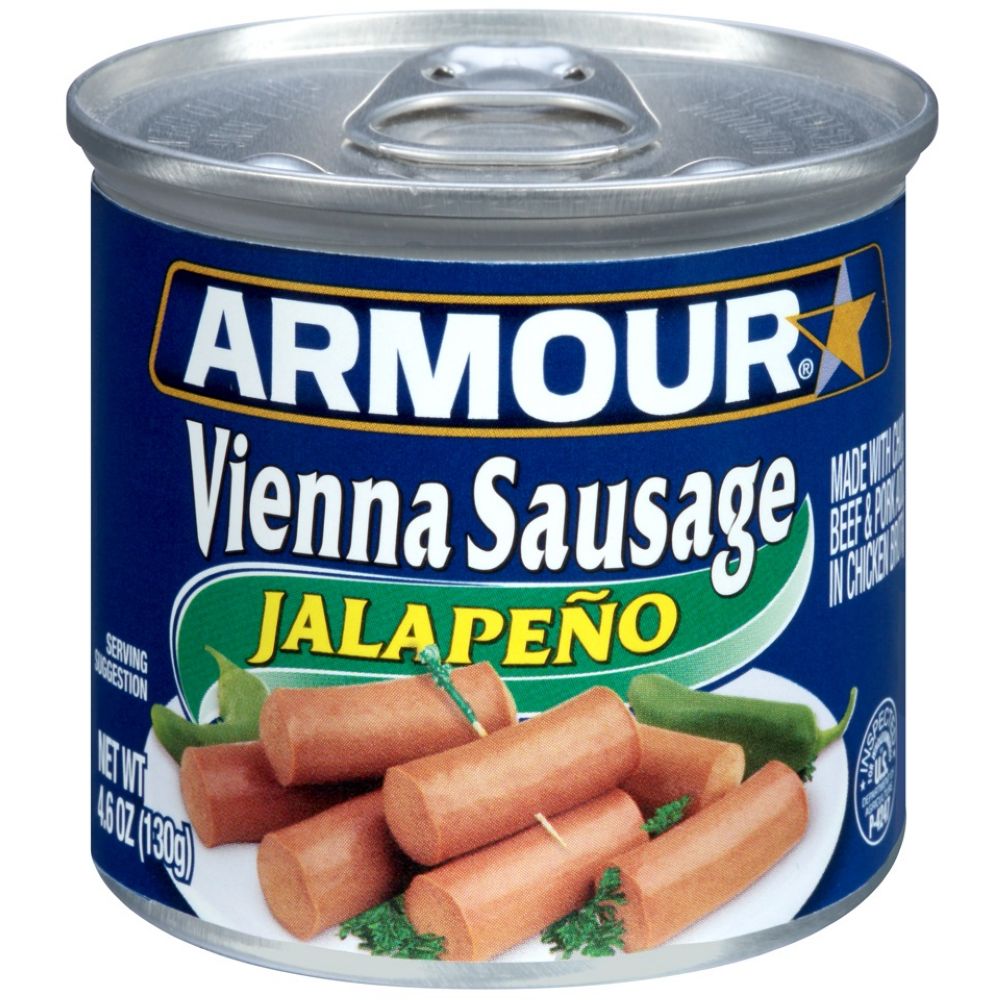 Armour Jalapeno Vienna Sausage, 4.6 Ounce -- 24 Per Case
