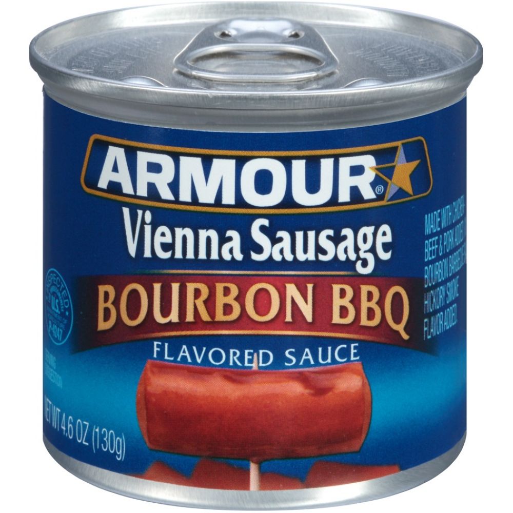 Armour Bourbon Bbq Flavored Sauce Vienna Sausage, 4.6 Ounce -- 24 Per Case