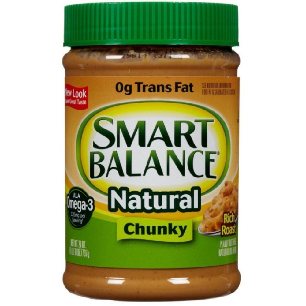 Smart Balance Rich Roast Chunky Peanut Butter, 26 Ounce -- 12 Per Case