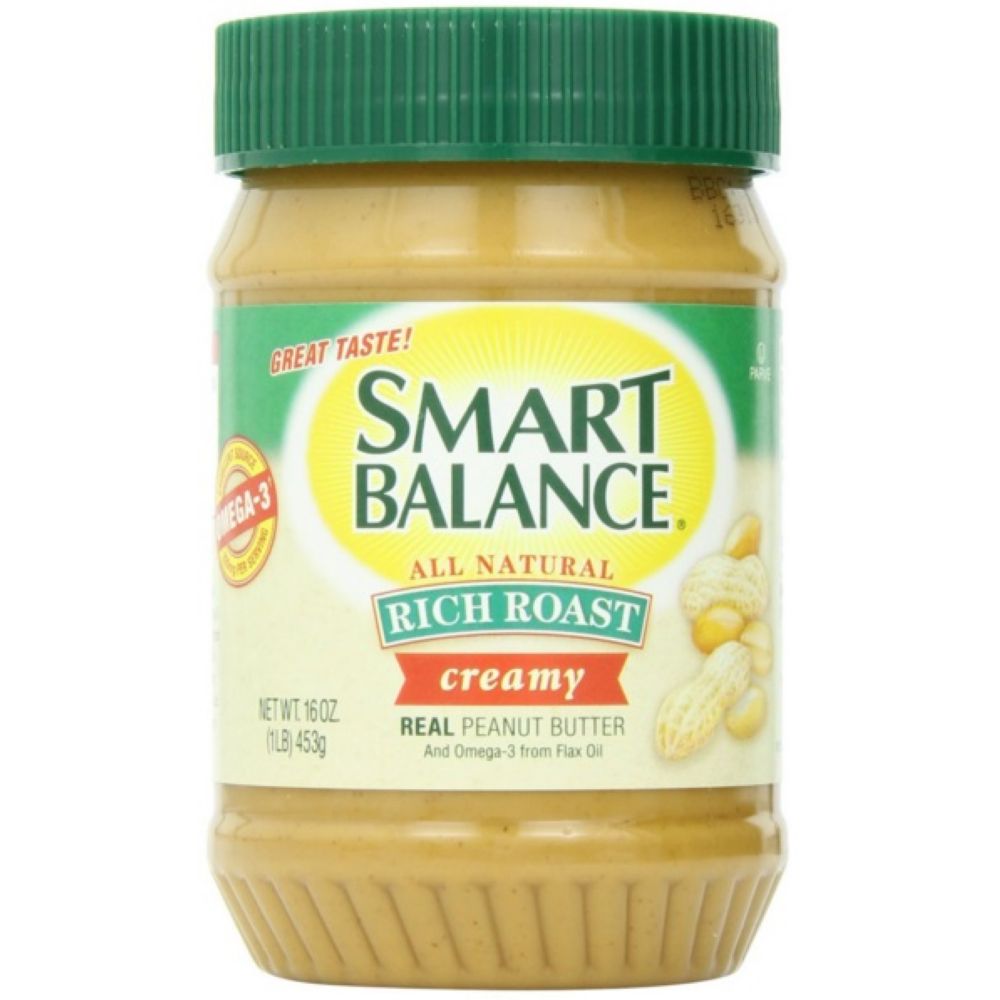 Smart Balance Rich Roast Creamy Peanut Butter, 16 Ounce -- 12 Per Case