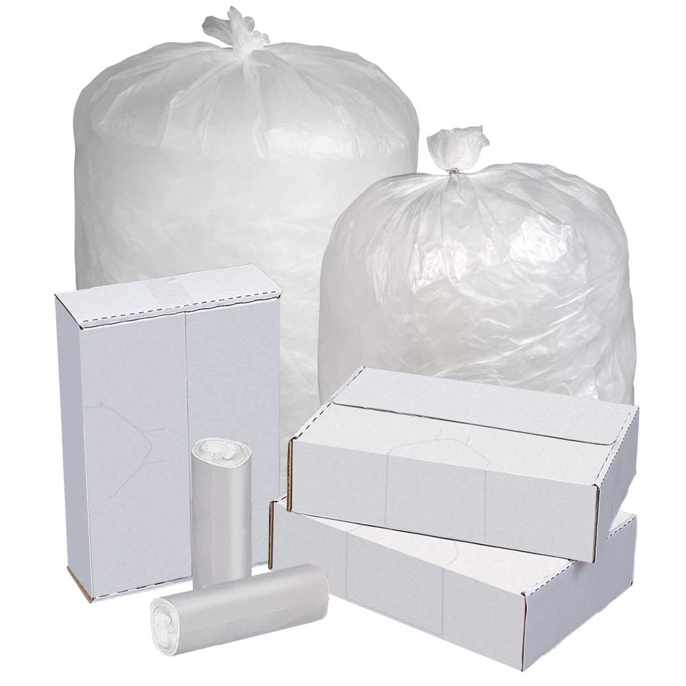 Pitt Plastics High Density 40x48 Natural 40 Load Can Liner, 45 Gallon -- 250 per case.