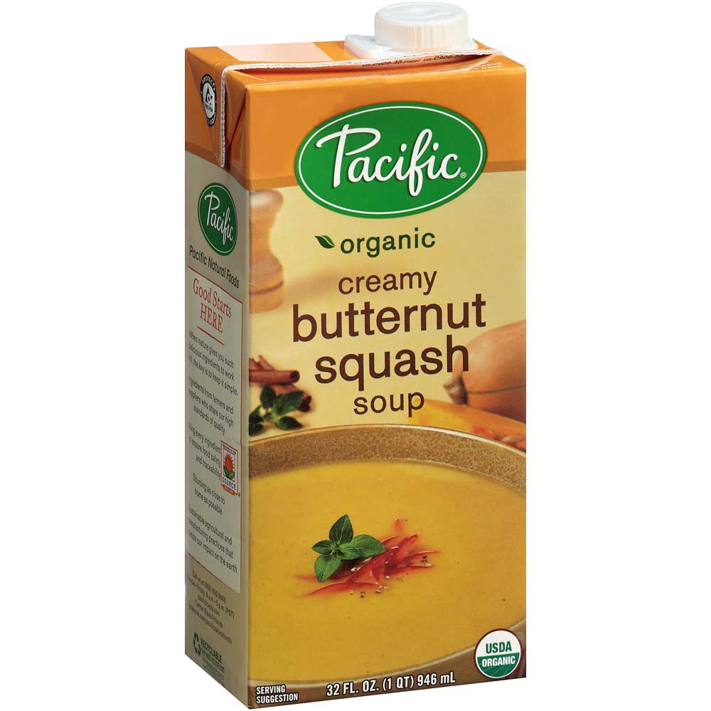 Pacific Foods Organic Creamy Butternut Squash Soup, 32 Ounce -- 12 per case.
