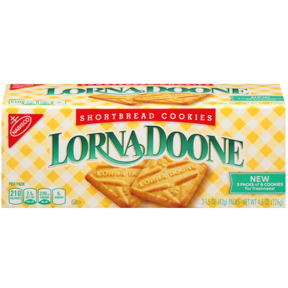 Lorna Doone Shortbread Cookie, 4.5 Ounce -- 12 per case.