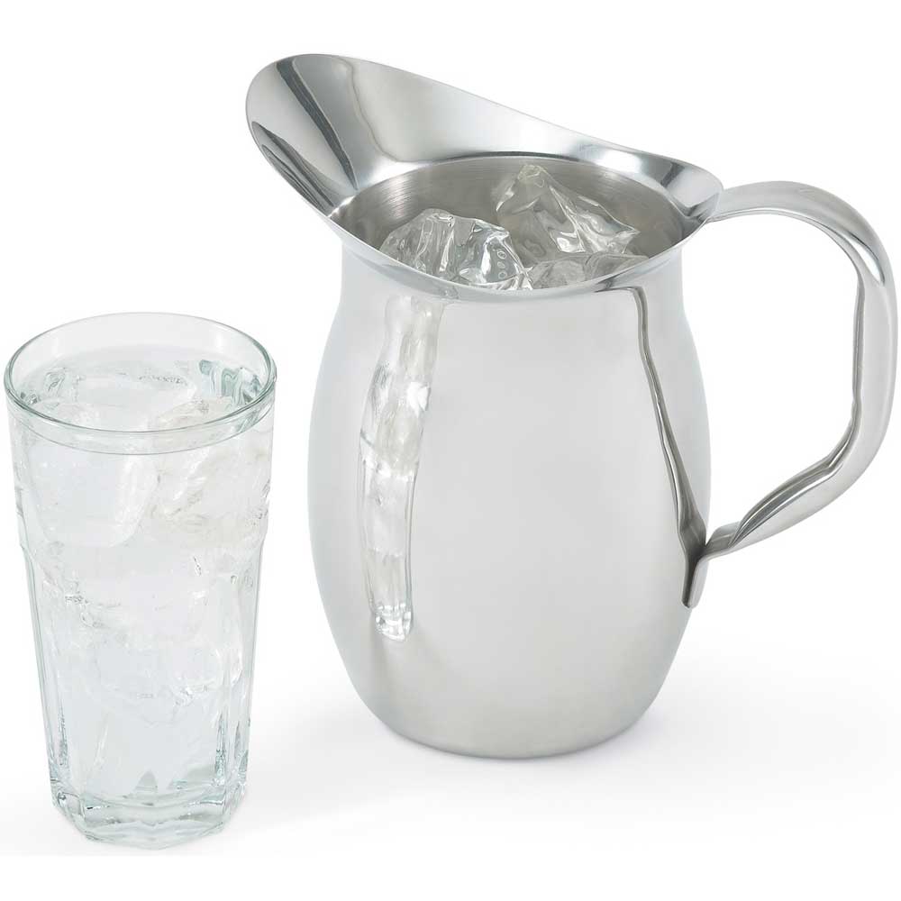 Vollrath Bell Shape Mirror Finish Pitcher -- 4 Per Case