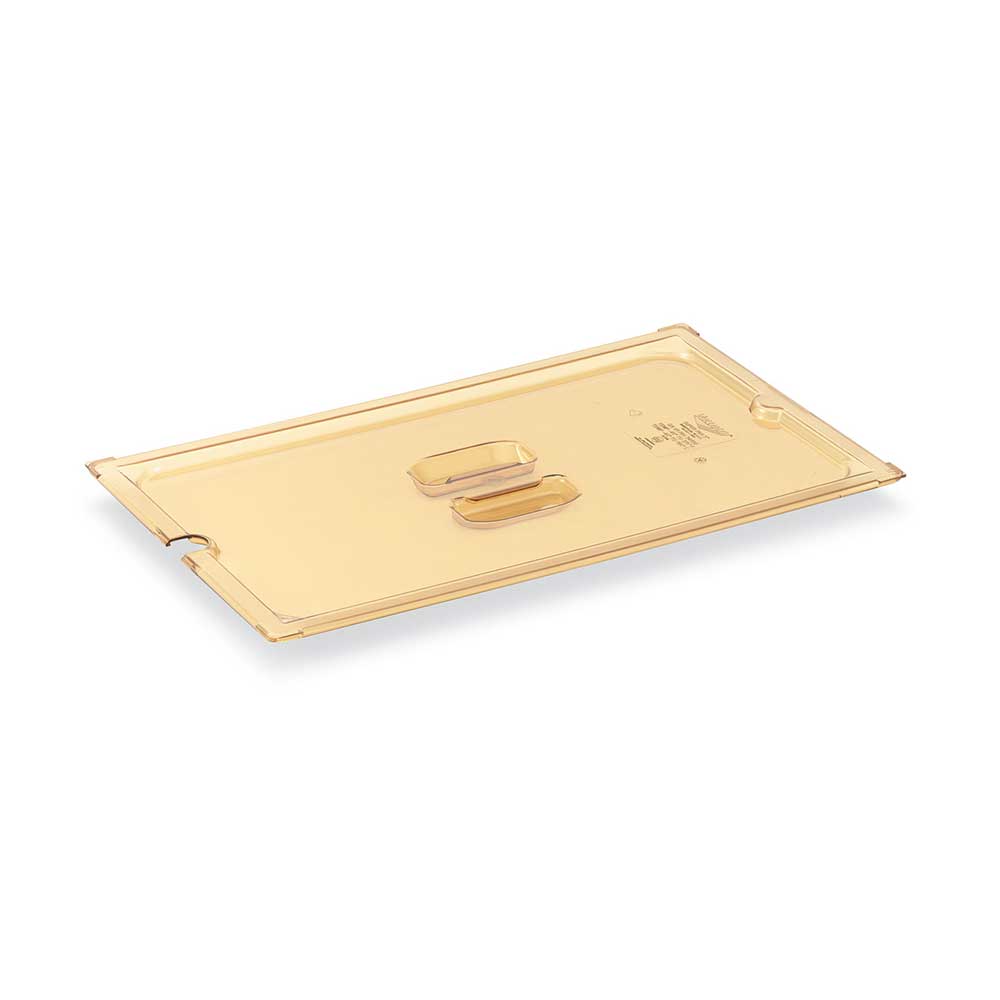 Vollrath Amber Half Size Solid Cover Only, 12.7 X 10.4 X 0.875 Inch -- 6 Per Case