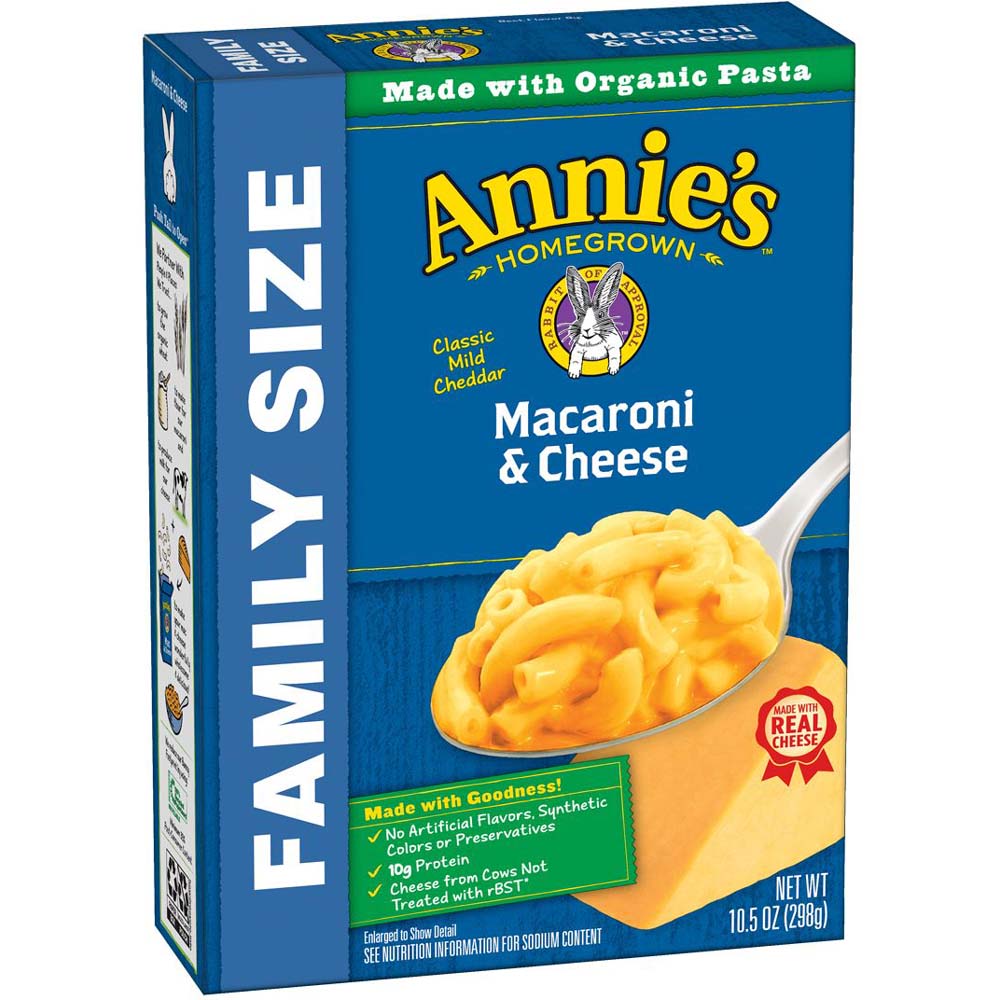 Annies Homegrown Organic Classic Macaroni and Cheese, 10.5 Ounce -- 6 per case