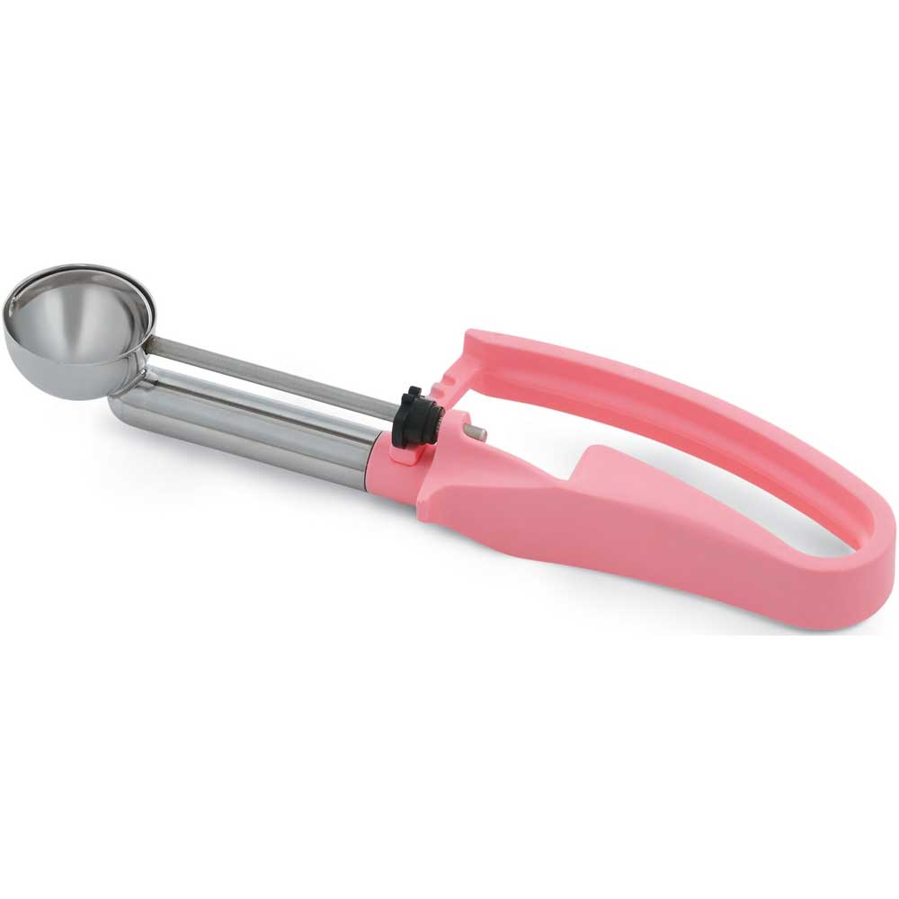 Vollrath Extended Length Pink Squeeze Disher, 0.54 Ounce -- 12 Per Case