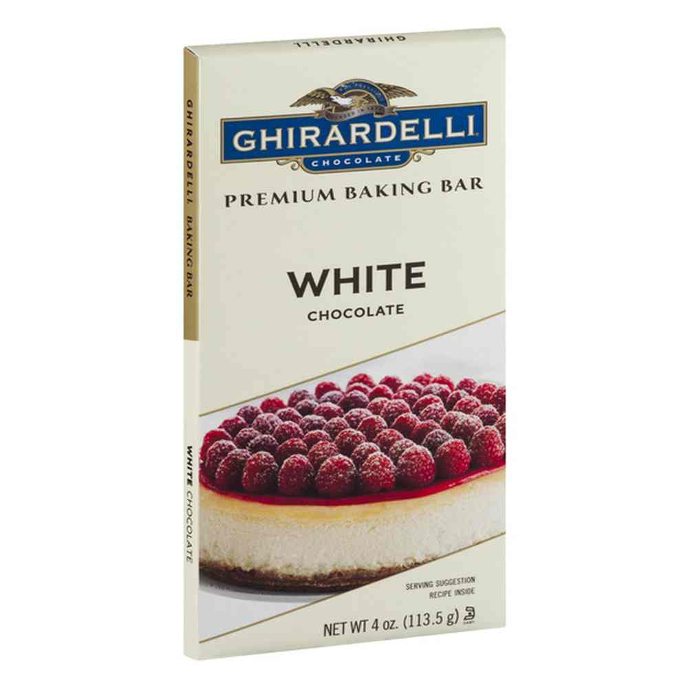 Ghirardelli White Chocolate Baking Bar, 4 Ounce -- 12 Per Case