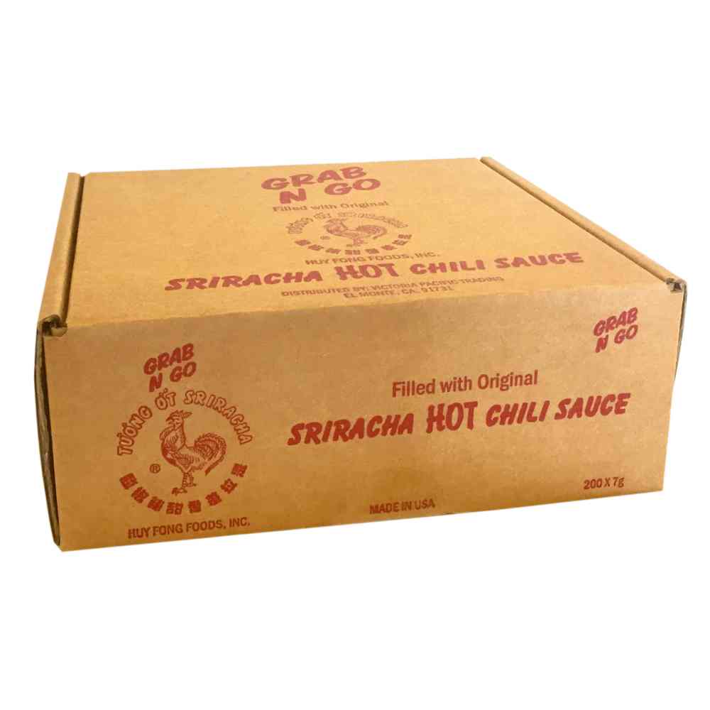 Huy Fong Grab And Go Sriracha Sauce, 7 Gram -- 200 Per Case