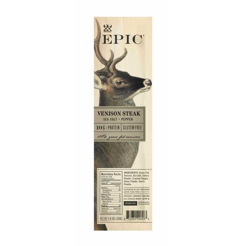Epic Venison Strip, 0.8 Ounce -- 80 Per Case
