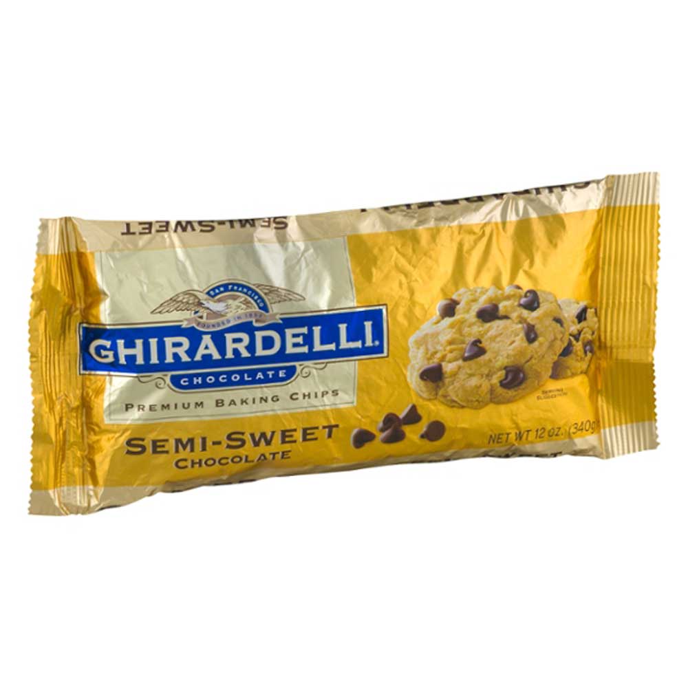 Ghirardelli Semi Sweet Chocolate Chips, 12 Ounce -- 12 Per Case