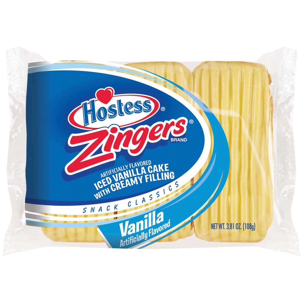 Zingers Single Serve Vanilla Cake, 3.809 Ounce -- 36 Per Case