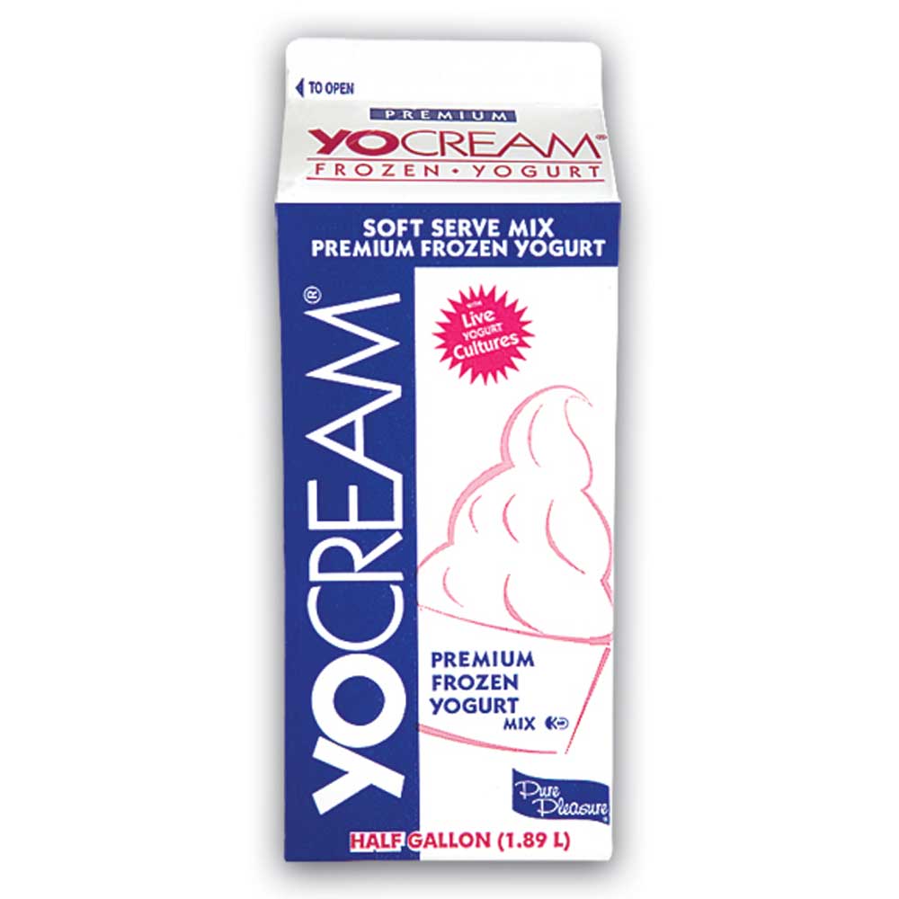 Yocream Gelato Mix, Chocolate Flavored Serve, 64 Ounce -- 6 Per Case
