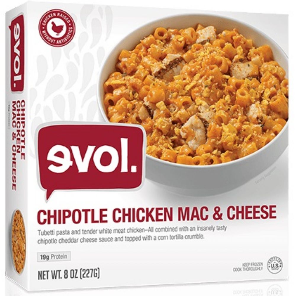 Evol Chipotle Chicken Mac And Cheese Single Serve Meal, 8 Ounce -- 8 Per Case