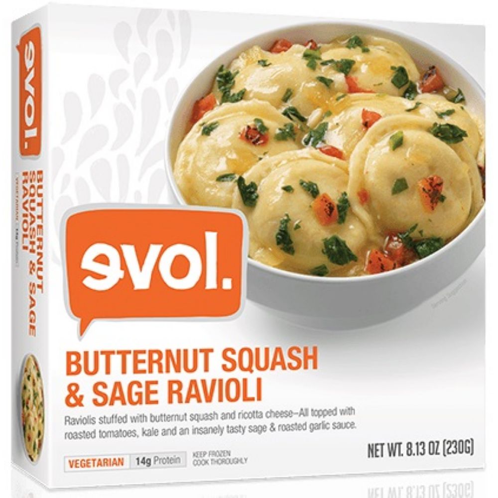 Evol Butternut Squash and Sage Ravioli, 8.13 Ounce -- 8 per case.