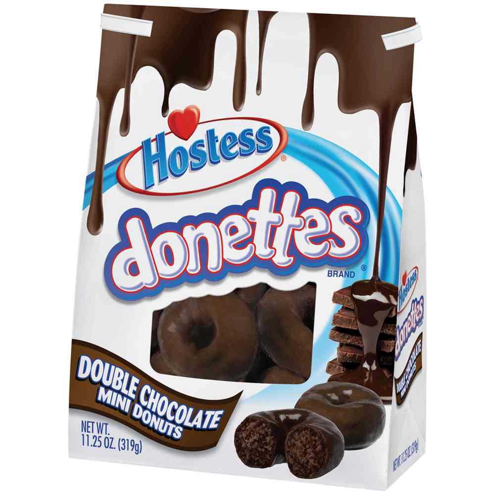 Donettess Double Chocolate Mini Donut, 11.25 Ounce -- 6 Per Case